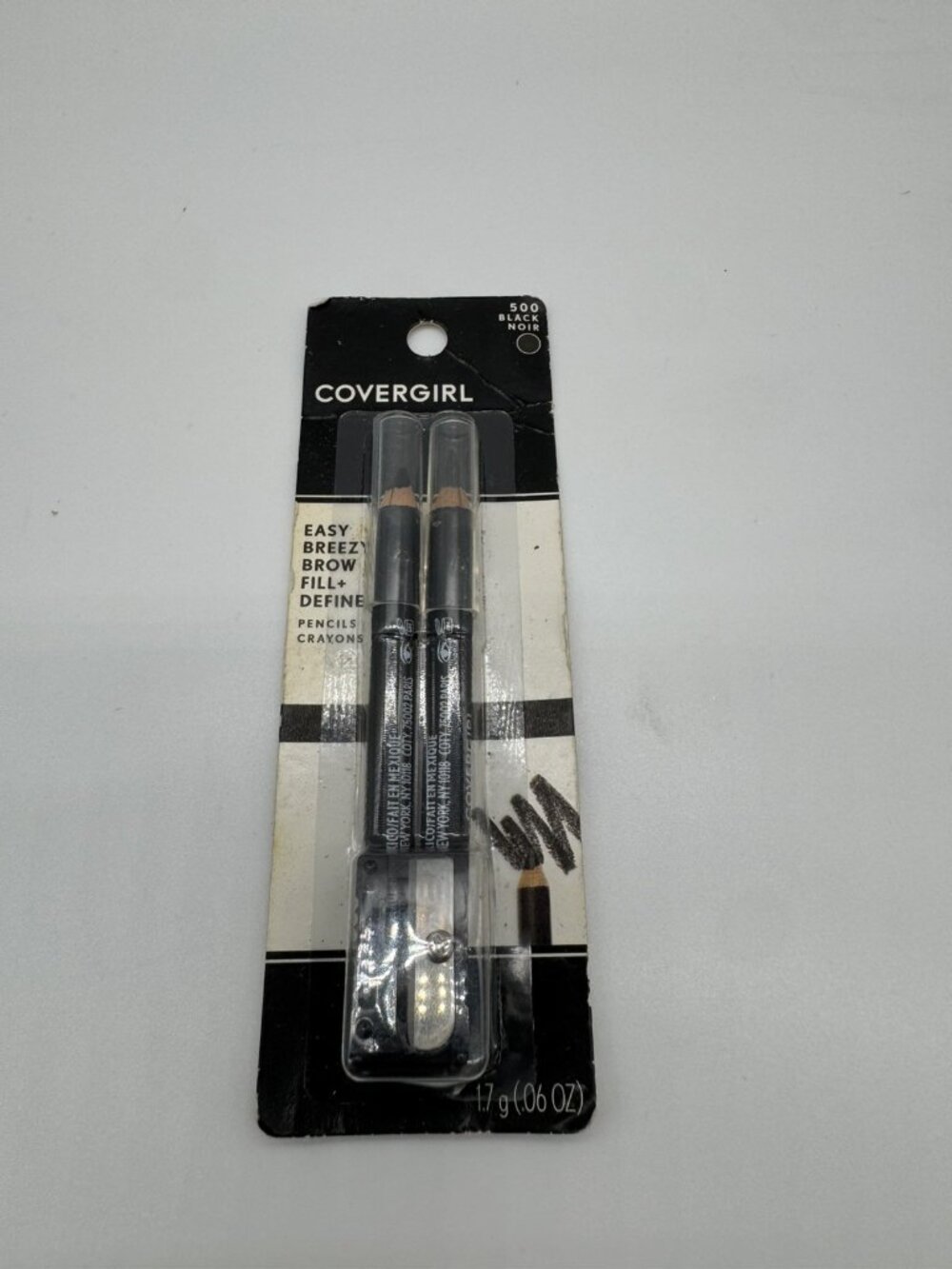 Easy Breezy Brow Fill Define Brow Pencil Sharpener 500 Black New
